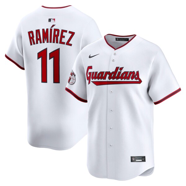 Men's Cleveland Guardians José Ramírez Nike White Home Limited Player Jersey