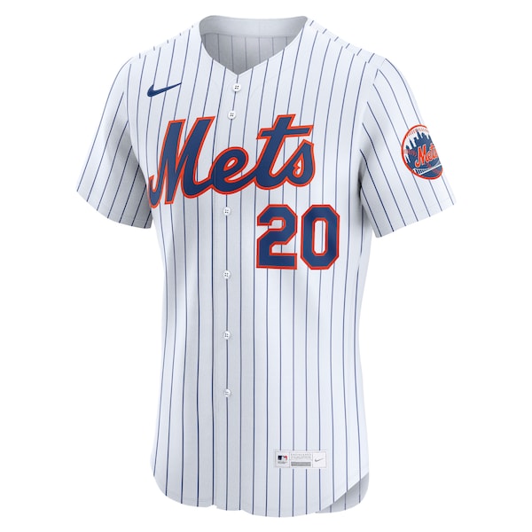 Men's New York Mets Pete Alonso Nike White Home Elite Player Jersey