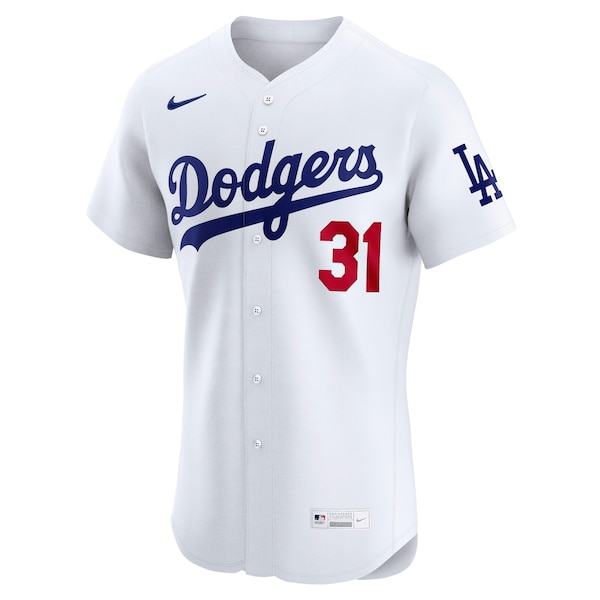 Men's Los Angeles Dodgers Tyler Glasnow Nike White Home Elite Jersey