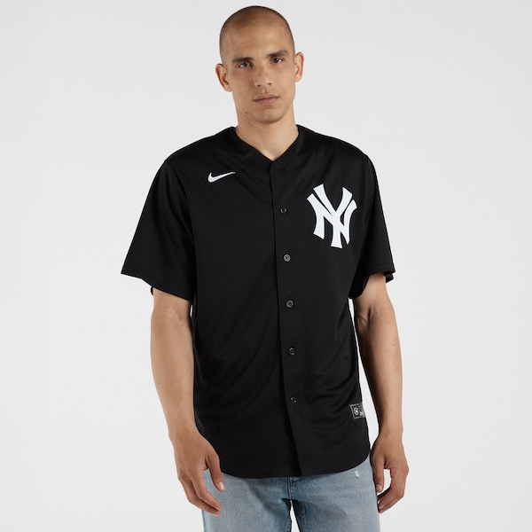 Men's New York Yankees Aaron Judge Nike Black Replica Player Jersey