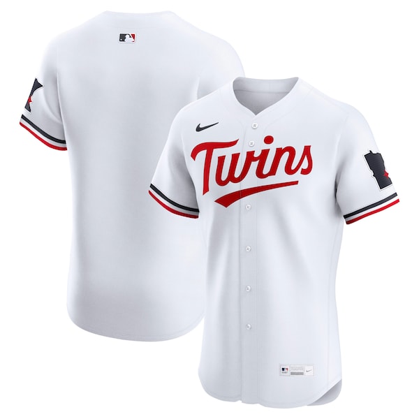 Men's Minnesota Twins Nike White Home Elite Jersey