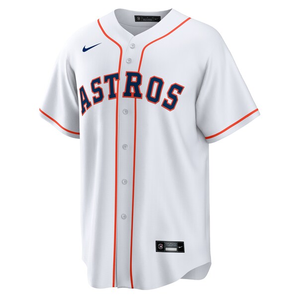Men's Houston Astros Framber Valdez Nike White Home Replica Jersey