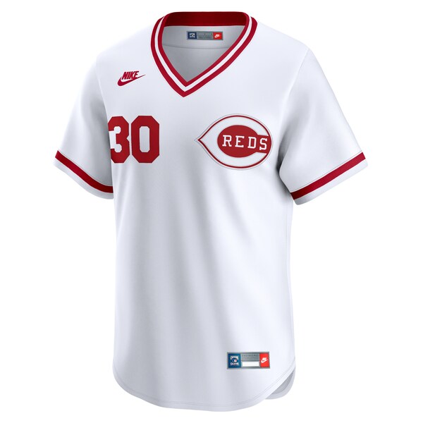 Men's Cincinnati Reds Ken Griffey Nike White Throwback Cooperstown Collection Limited Jersey