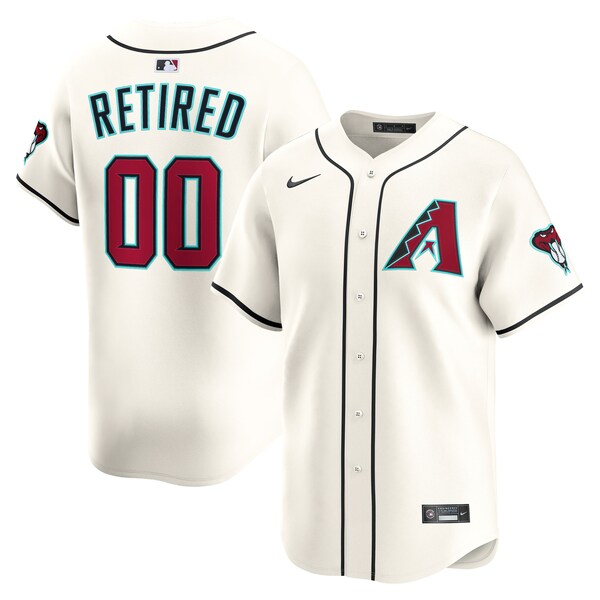 Men's Arizona Diamondbacks Nike Cream Home Limited Pick-A-Player Retired Roster Jersey