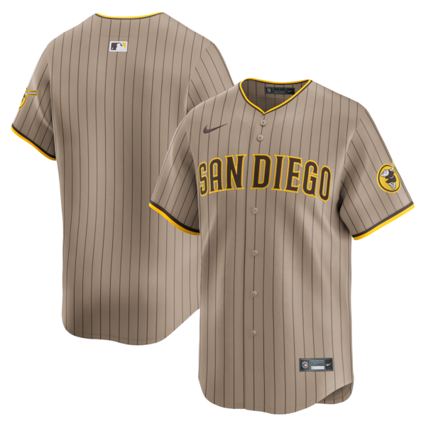 Men's San Diego Padres Nike Sand Alternate Limited Jersey