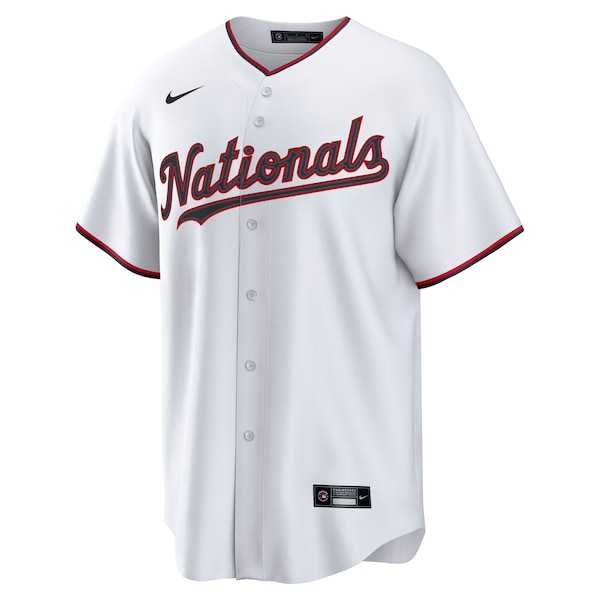 Men's Washington Nationals Dylan Crews Nike White Home Replica Jersey