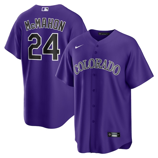 Men's Colorado Rockies Ryan McMahon Nike Purple Alternate Replica Player Jersey
