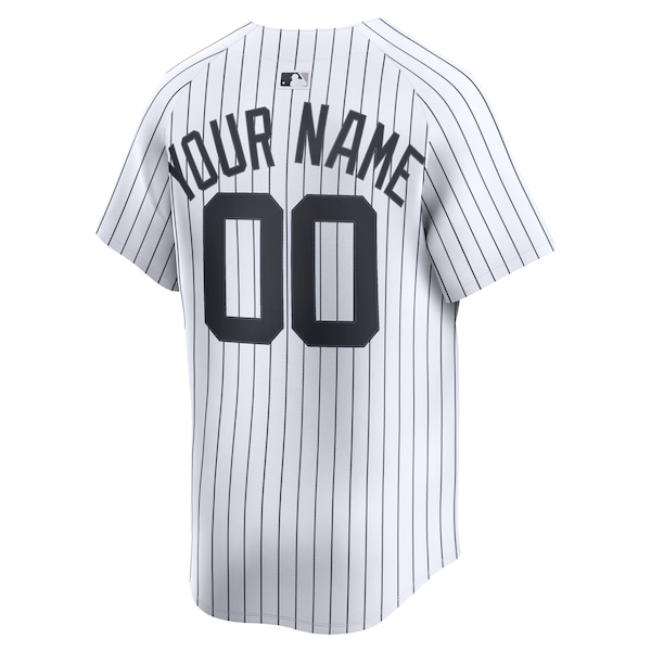 Men's New York Yankees Nike White Home Limited Custom Jersey