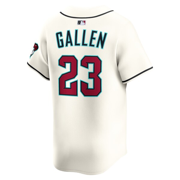 Men's Arizona Diamondbacks Zac Gallen Nike Cream Home Limited Player Jersey