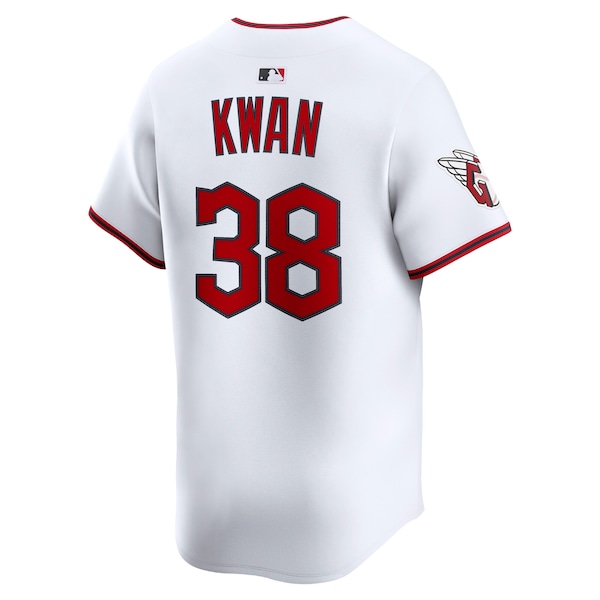Men's Cleveland Guardians Steven Kwan Nike White Home Limited Player Jersey
