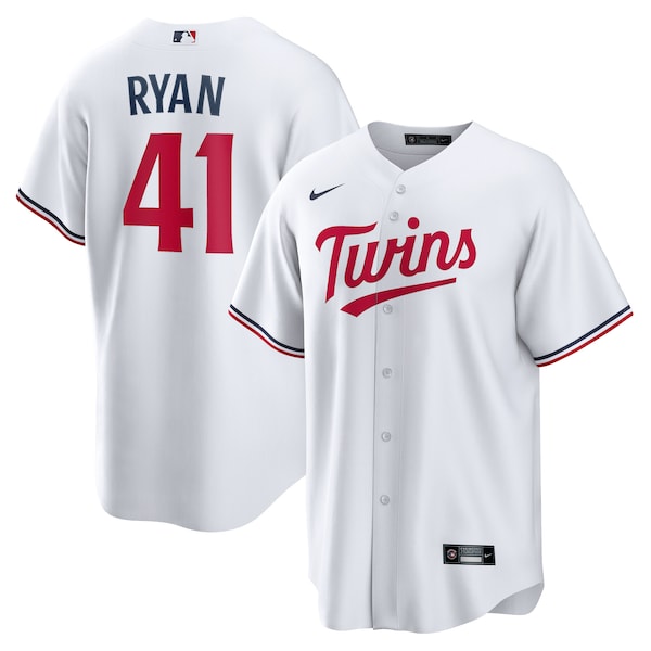 Minnesota Twins Joe Ryan Nike White Home Replica Player Jersey
