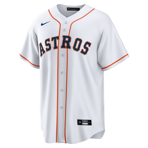 Men's Houston Astros Pedro León Nike White Home Replica Jersey