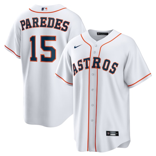 Men's Houston Astros Isaac Paredes Nike White Home Replica Jersey