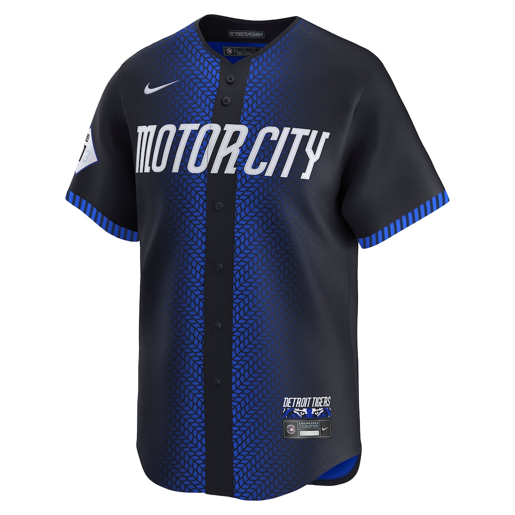 Men's Detroit Tigers Javier Báez Nike Navy City Connect Limited Player Jersey