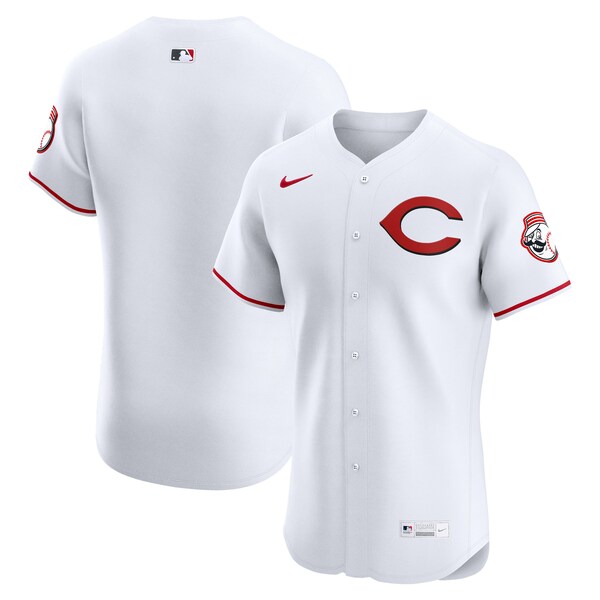 Men's Cincinnati Reds Nike White Alternate 2 Elite Jersey