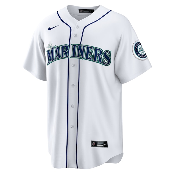 Men's Seattle Mariners Julio Rodríguez Nike White Home Replica Jersey