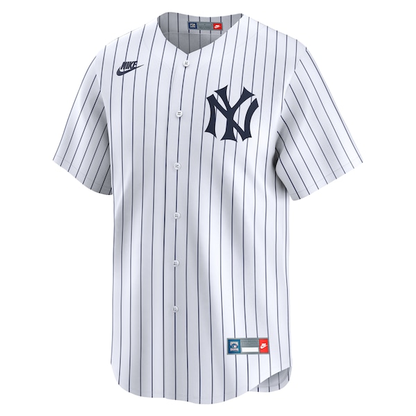 Men's New York Yankees Nike White Throwback Cooperstown Collection Limited Jersey