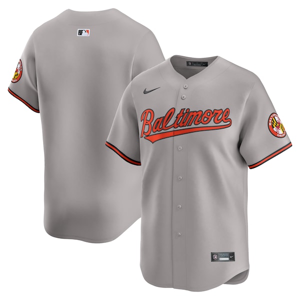 Men's Baltimore Orioles Nike Gray Road Limited Jersey