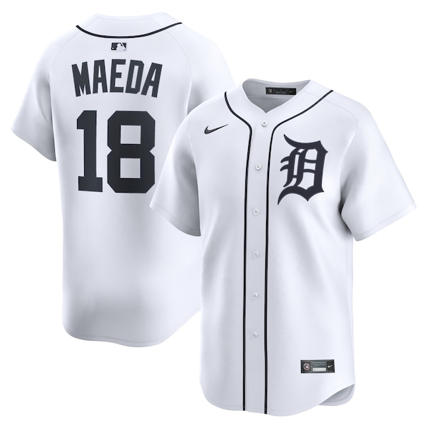 Men's Detroit Tigers Kenta Maeda Nike White Home Limited Player Jersey