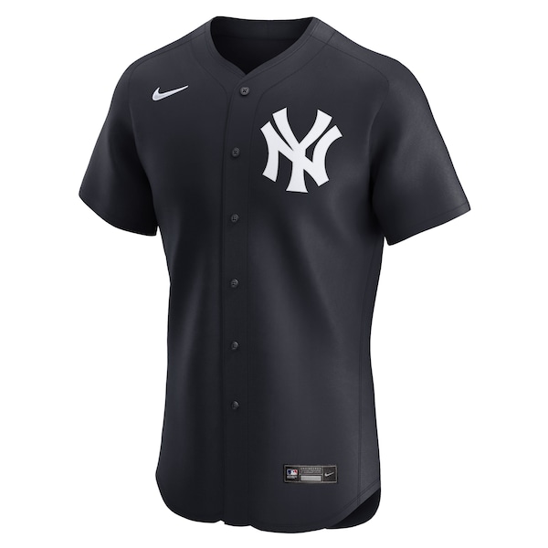 Men's New York Yankees Nike Black Alternate Elite Jersey