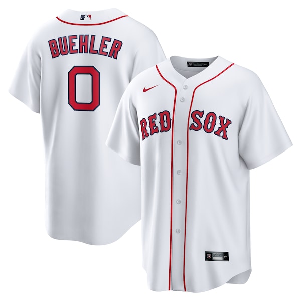 Men's Boston Red Sox Walker Buehler Nike White Home Replica Jersey