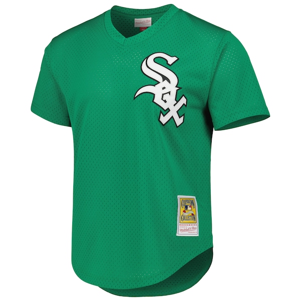 Men's Chicago White Sox Frank Thomas Mitchell & Ness Green Cooperstown Collection Authentic St. Patrick's Day 1996 Batting Practice Jersey
