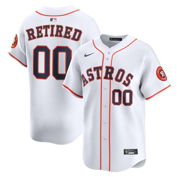 Men's Houston Astros Nike White Home Limited Pick-A-Player Retired Roster Jersey