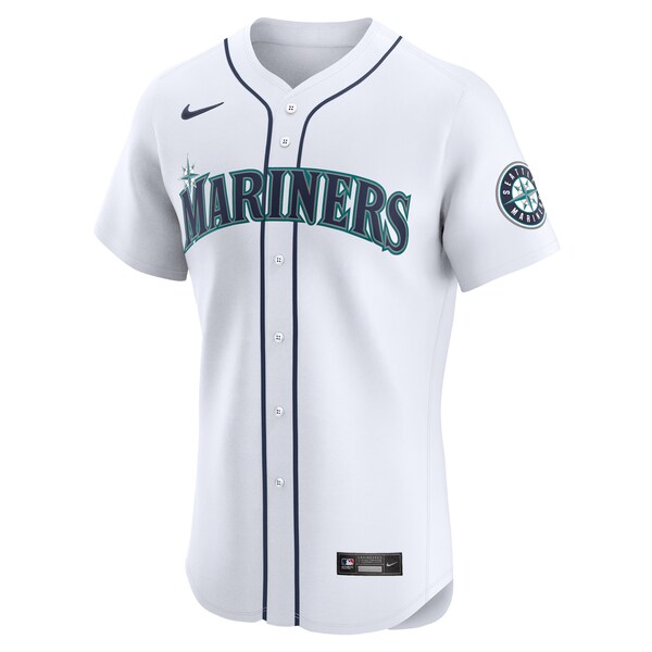 Men's Seattle Mariners Julio Rodríguez Nike White Home Elite Player Jersey
