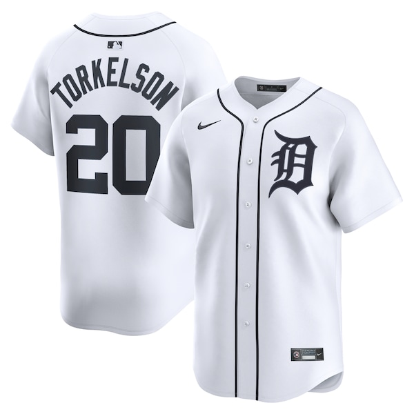 Men's Detroit Tigers Spencer Torkelson Nike White Home Limited Player Jersey