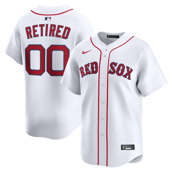 Men's Boston Red Sox Nike White Home Limited Pick-A-Player Retired Roster Jersey