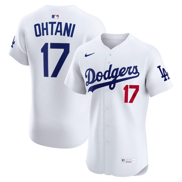 Men's Los Angeles Dodgers Shohei Ohtani Nike White Home Elite Jersey