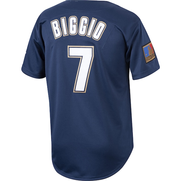 Men's Houston Astros Craig Biggio Mitchell & Ness Navy Cooperstown Collection 1994 Authentic Jersey