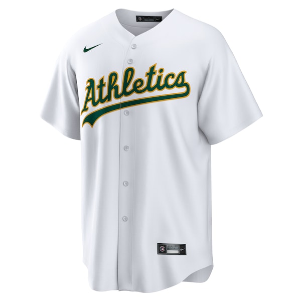 Men's Athletics Nike White Home Blank Replica Jersey