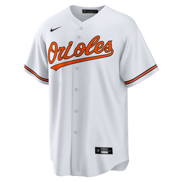 Men's Baltimore Orioles Nike White Home 2025 Jackie Robinson Day Replica Jersey