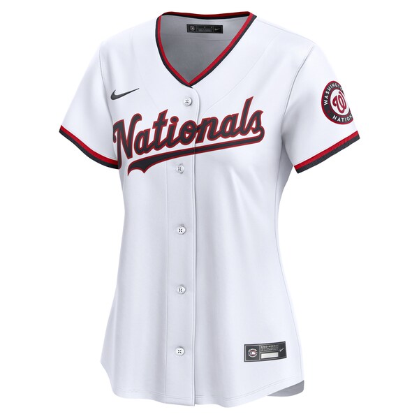 Women's Washington Nationals James Wood Nike White Home Limited Player Jersey