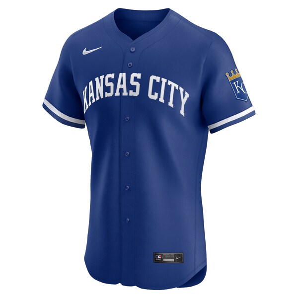 Men's Kansas City Royals Nike Royal Alternate 2 Elite Jersey