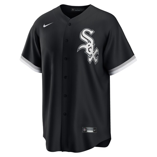 Men's Chicago White Sox Luis Robert Jr. Nike Black Alternate 2 Replica Jersey
