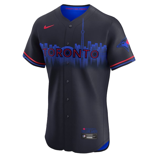 Men's Toronto Blue Jays Nike Navy City Connect Elite Jersey