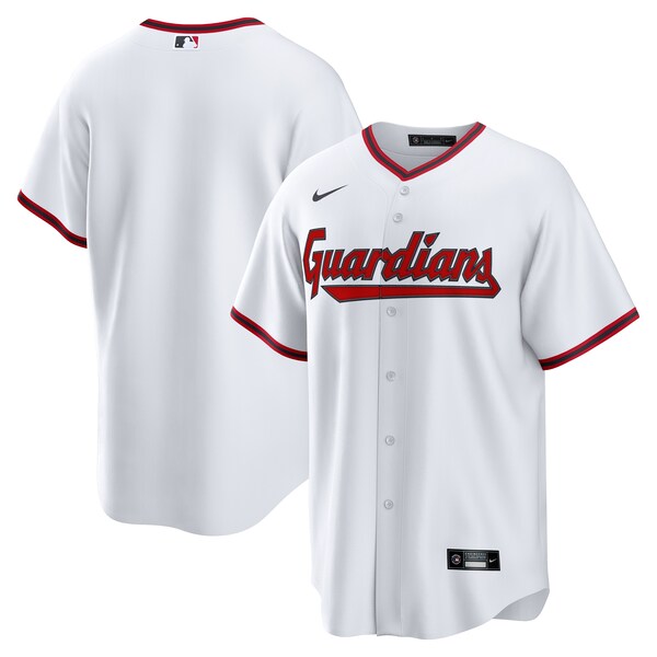 Men's Cleveland Guardians Nike White Home Replica Jersey