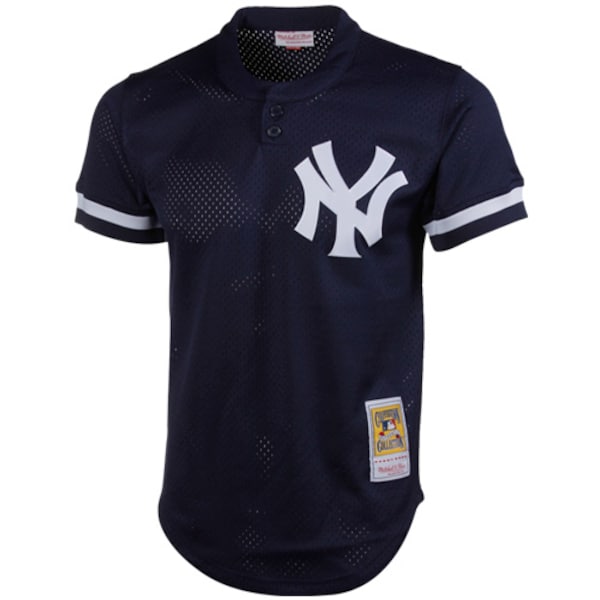 Men's New York Yankees Don Mattingly Mitchell & Ness Navy 1995 Authentic Cooperstown Collection Mesh Batting Practice Jersey