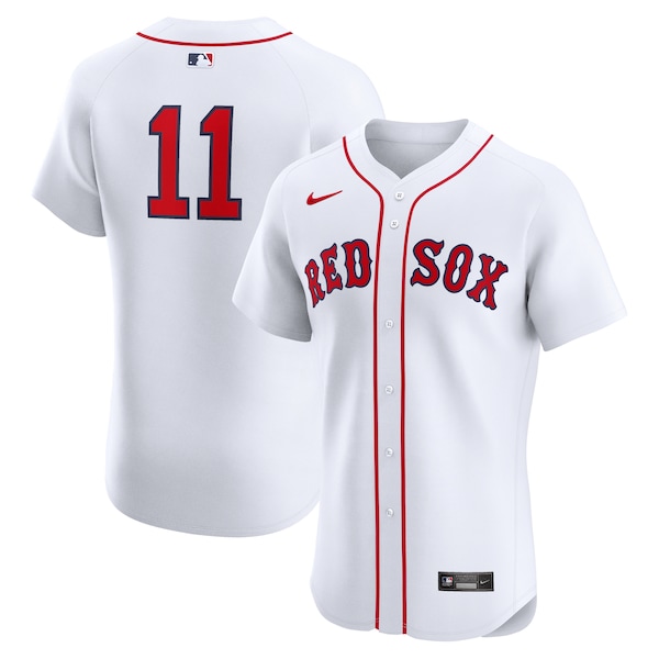 Men's Boston Red Sox Rafael Devers Nike White Home Elite Player Jersey