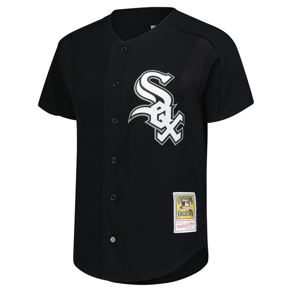 Men's Chicago White Sox Frank Thomas Mitchell & Ness Black Authentic Batting Practice Jersey