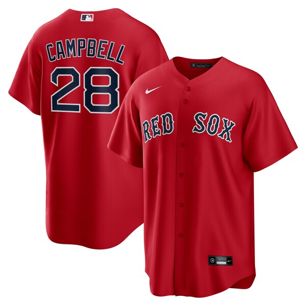 Men's Boston Red Sox Kristian Campbell Nike Red Alternate Replica Jersey