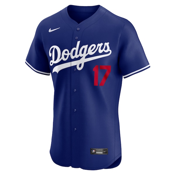 Men's Los Angeles Dodgers Shohei Ohtani Nike Royal Alternate 2 Elite Jersey
