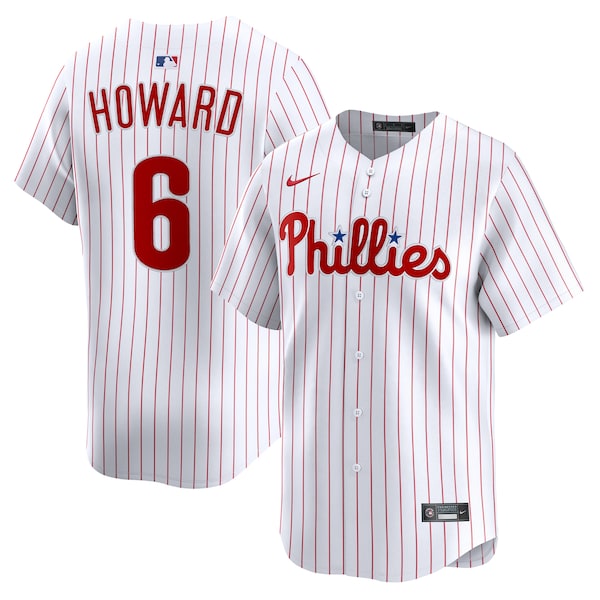 Men's Philadelphia Phillies Ryan Howard Nike White Limited Jersey