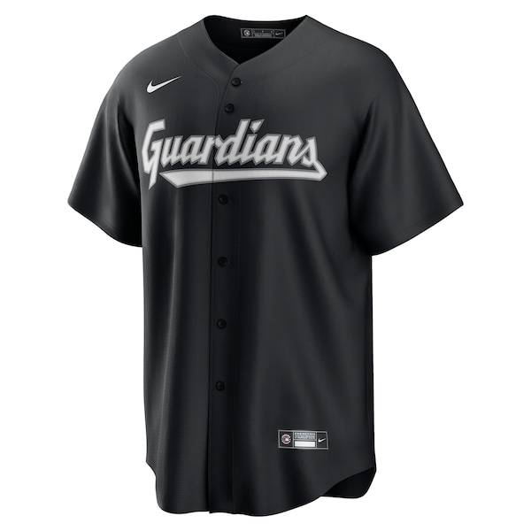 Men's Cleveland Guardians Nike Black Replica Jersey