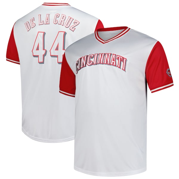 Men's Cincinnati Reds Elly De La Cruz Profile White Big & Tall Birdeye T-Shirt