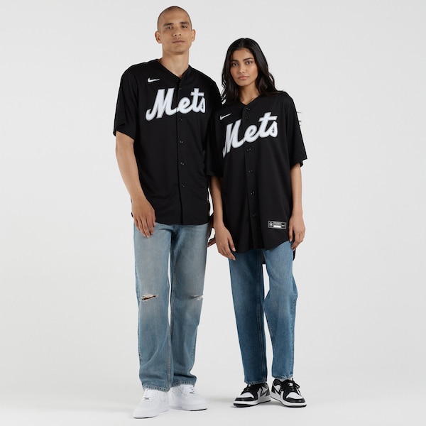 Men's New York Mets Francisco Lindor Nike Black Replica Player Jersey