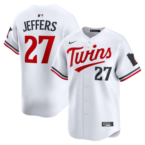 Men's Minnesota Twins Ryan Jeffers Nike White Home Limited Player Jersey