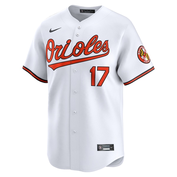 Men's Baltimore Orioles Colton Cowser Nike White Home Limited Player Jersey